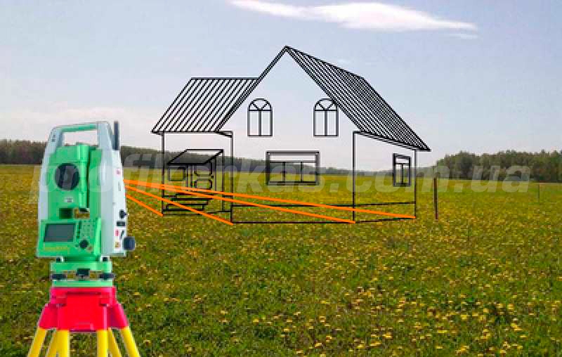 вынос осей в натуру