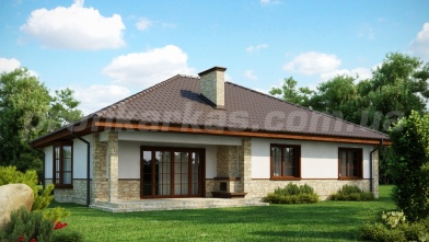 проект каркасного дома Z10