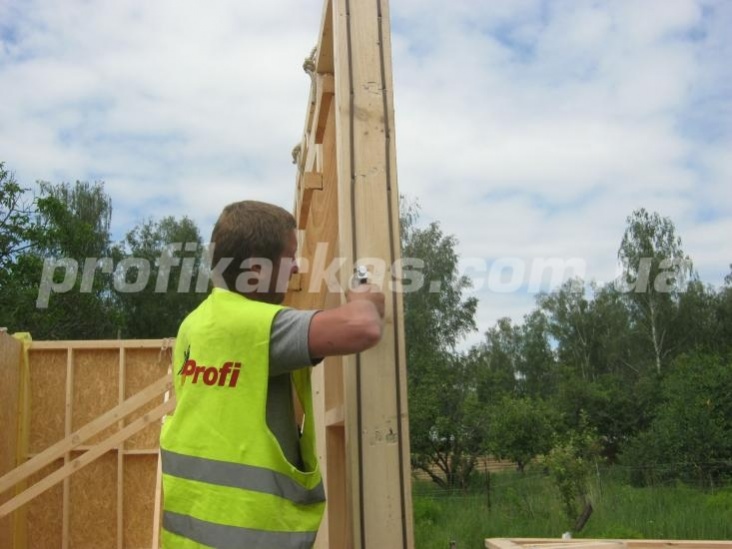 сборка карксаного дома из открытых панелей