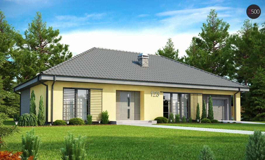 Проект дома Z123 иллюстрация 1