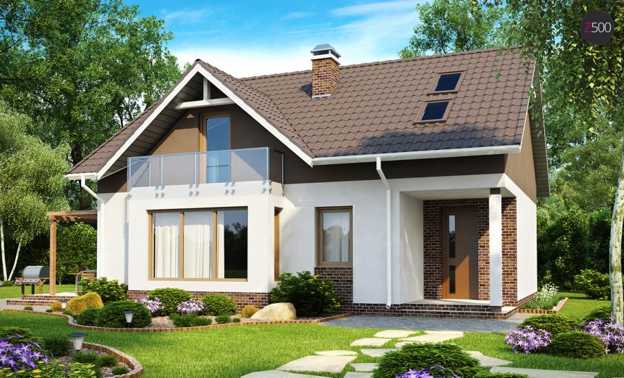 Проект дома Z128 иллюстрация 1