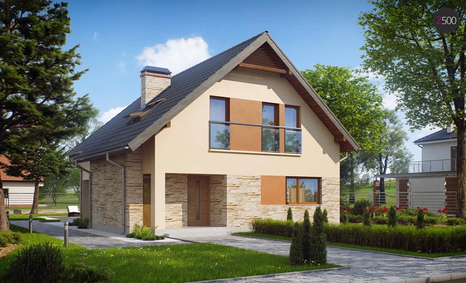 Проект дома Z134 иллюстрация 1