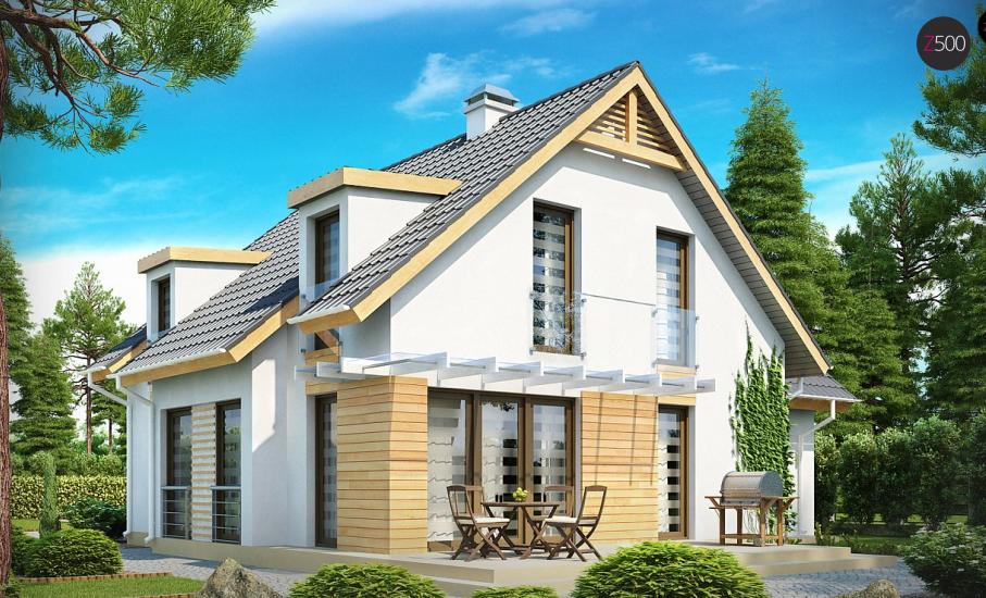 Проект дома Z135 иллюстрация 2