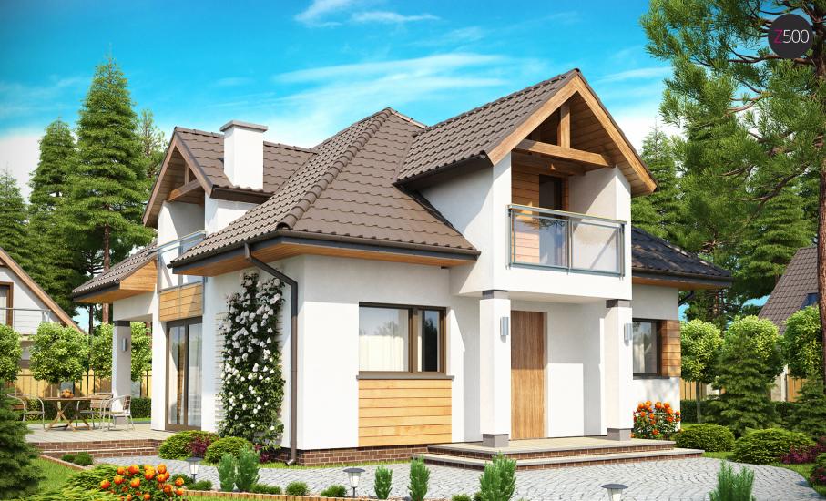 Проект дома Z145 иллюстрация 1