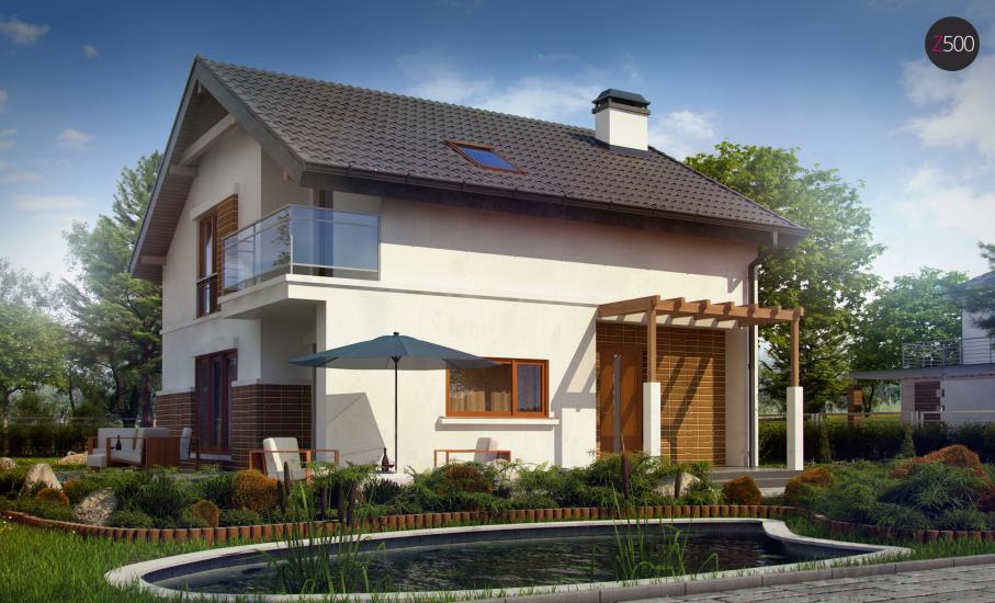 Проект дома Z248 иллюстрация 2