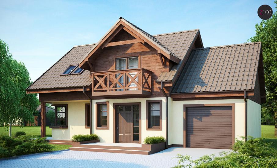 Проект дома Z33 иллюстрация 1