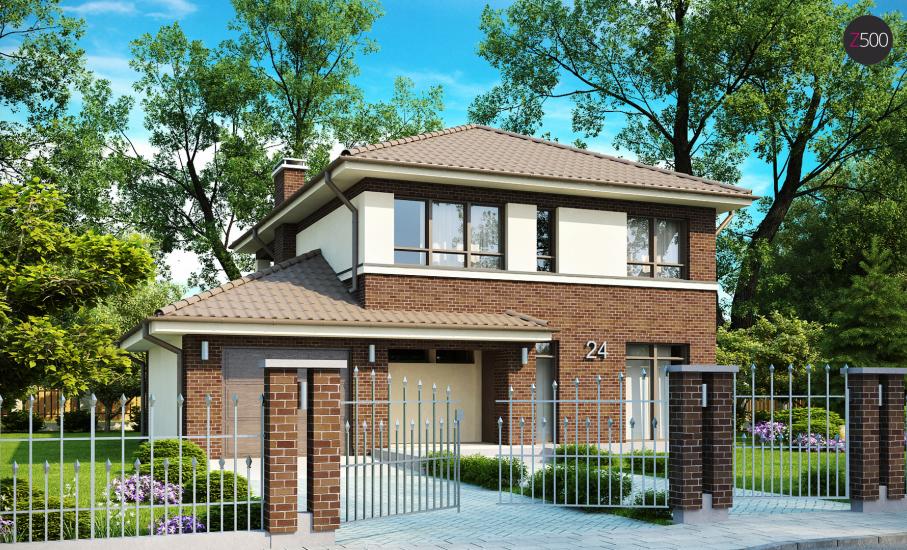 Проект дома Zx24 иллюстрация 1