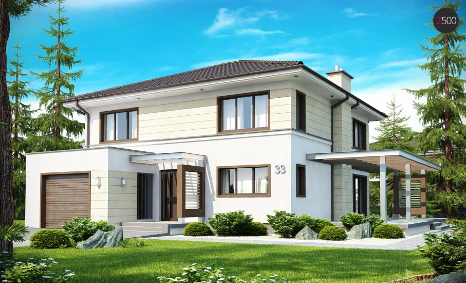 Проект дома Zx33 иллюстрация 1