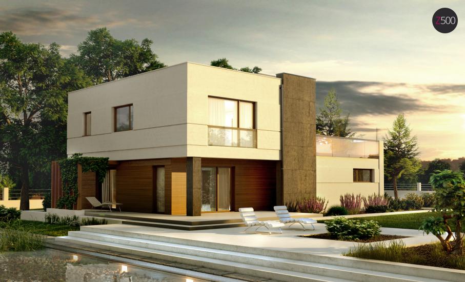 Проект дома Zx54 иллюстрация 1