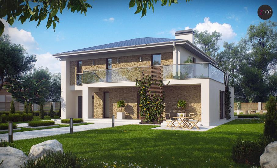 Проект дома Zx55 иллюстрация 2