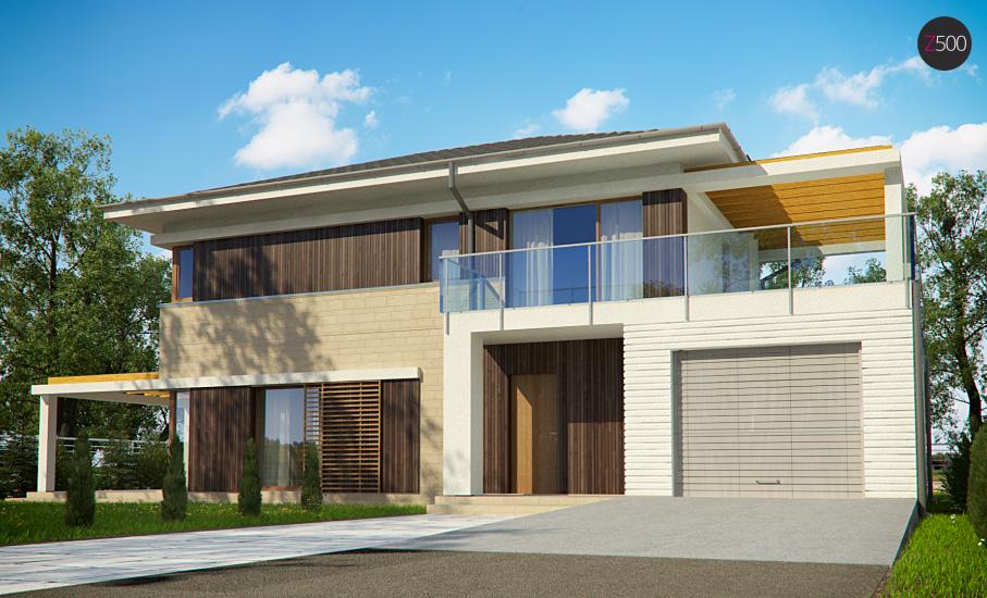 Проект дома Zx63 иллюстрация 1