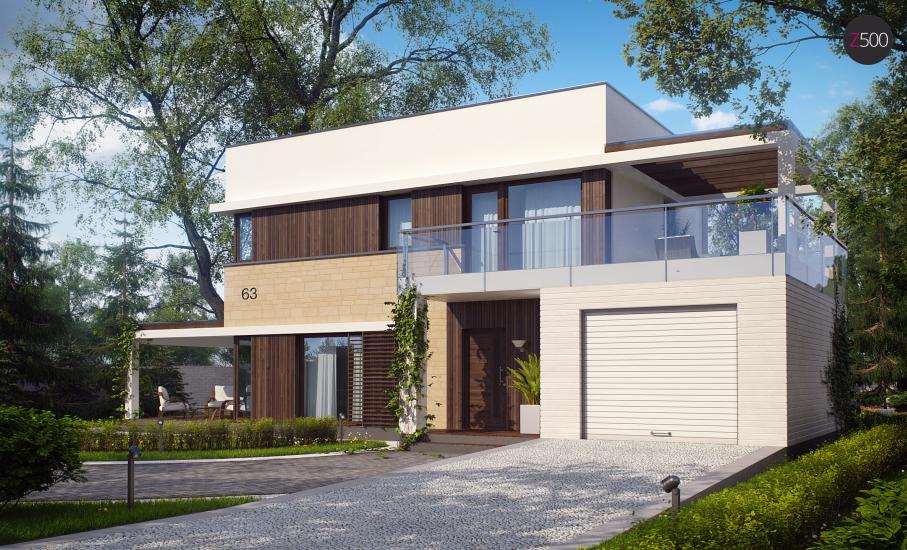 Проект дома Zx63 иллюстрация 1