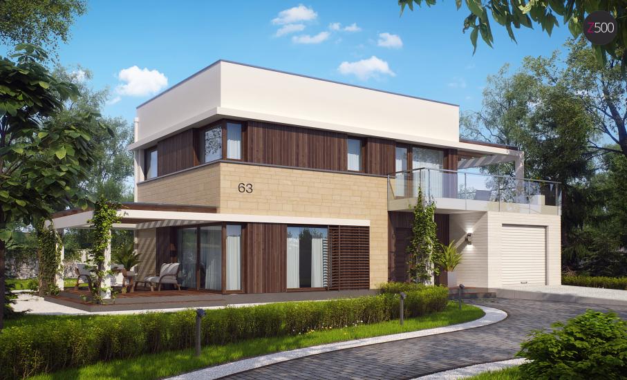 Проект дома Zx63 иллюстрация 2