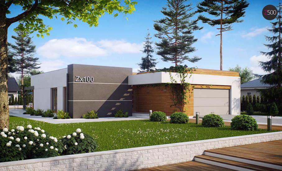 Проект дома Zx100 иллюстрация 1