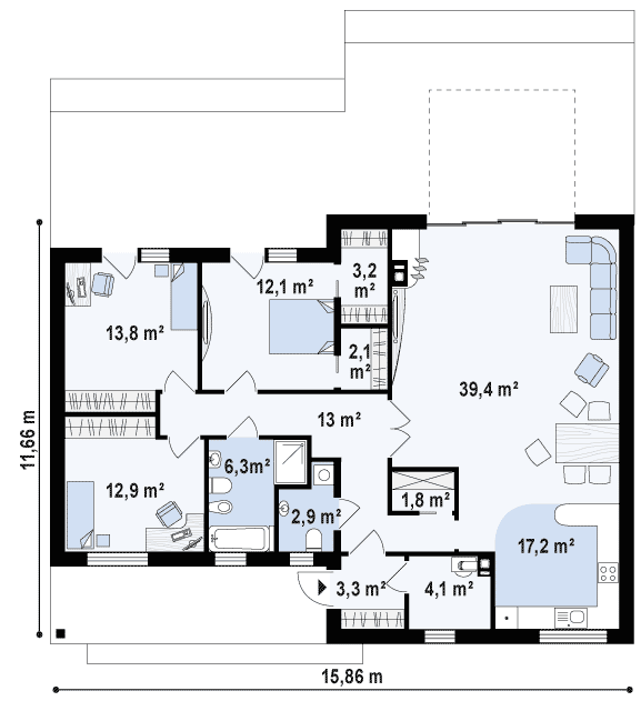 Zx115 планировка 1