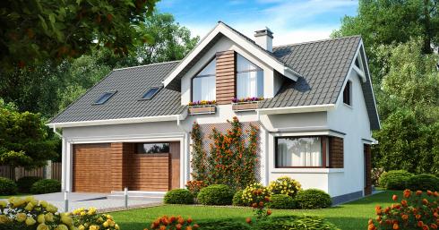 Проект дома Z122 иллюстрация 1