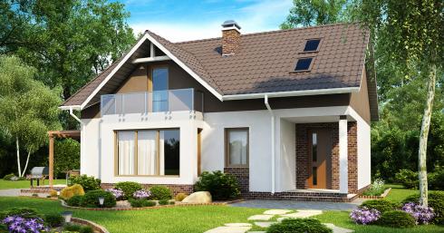 Проект дома Z128 иллюстрация 1