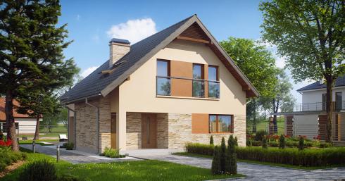 Проект дома Z134 иллюстрация 1