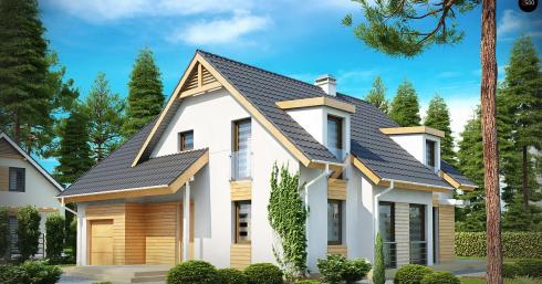 Проект дома Z135 иллюстрация 1