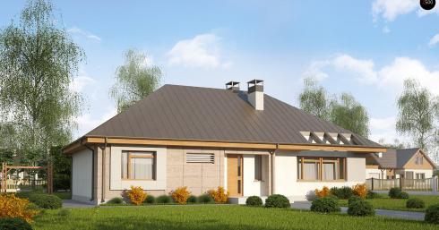 Проект дома Z140 иллюстрация 1