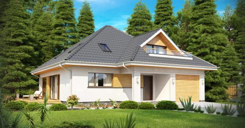 Проект дома Z143 иллюстрация 1