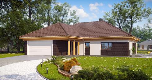 Проект дома Z144 иллюстрация 1