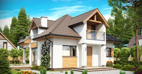 Проект дома Z145 иллюстрация 1