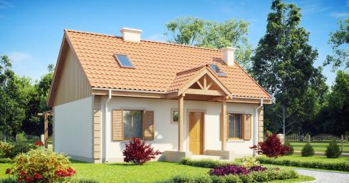 Проект дома Z14 иллюстрация 1