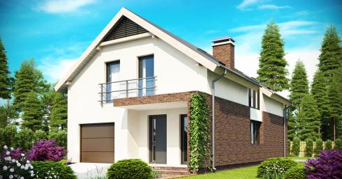 Проект дома Z154 иллюстрация 1