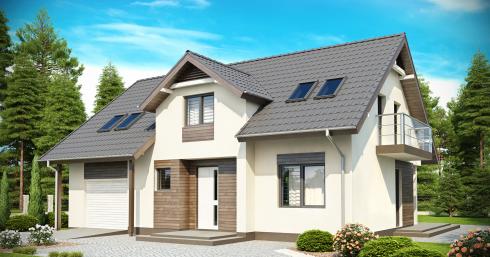 Проект дома Z172 иллюстрация 1