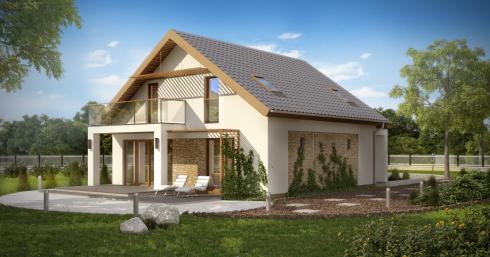 Проект дома Z224 иллюстрация 1