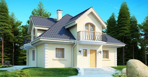 Проект дома Z27 иллюстрация 1