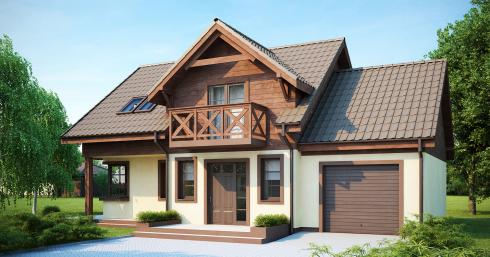 Проект дома Z33 иллюстрация 1