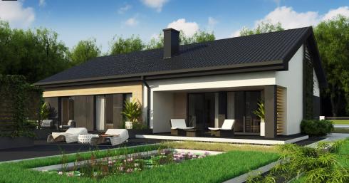 Проект дома Z349 иллюстрация 1