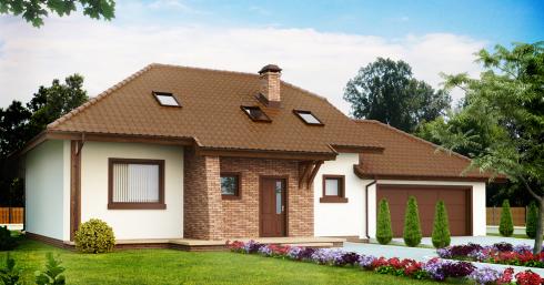 Проект дома Z67 иллюстрация 1