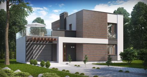 Проект дома Zx41 иллюстрация 1