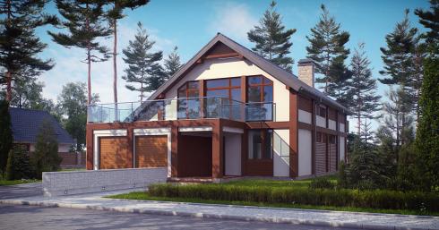 Проект дома Zx50 иллюстрация 1