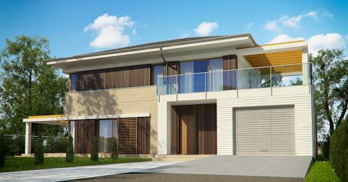 Проект дома Zx63 иллюстрация 1