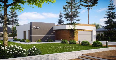 Проект дома Zx100 иллюстрация 1