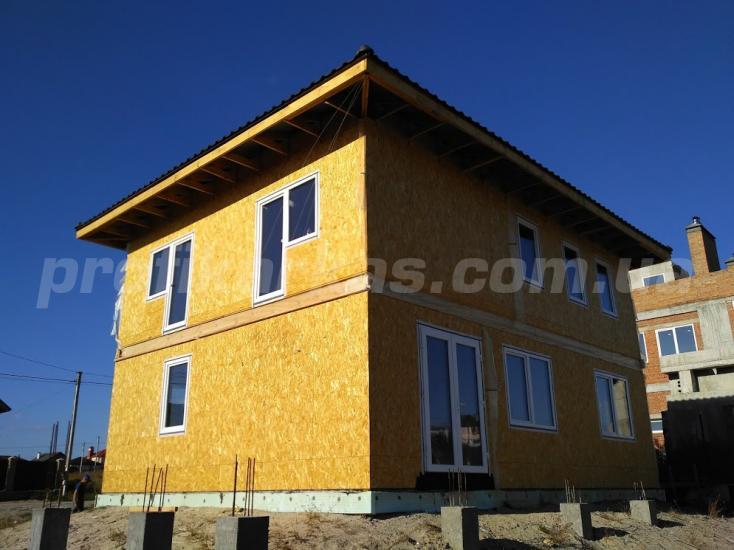 Проект дома Отзывы: Владимир, каркасный дом по проекту Zx63B+