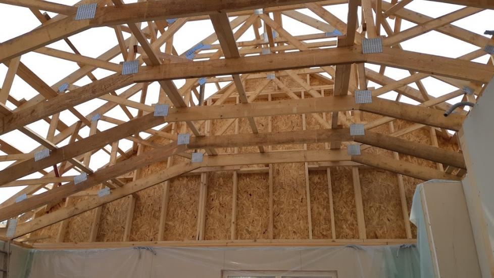 Проект дома Стропильные фермы