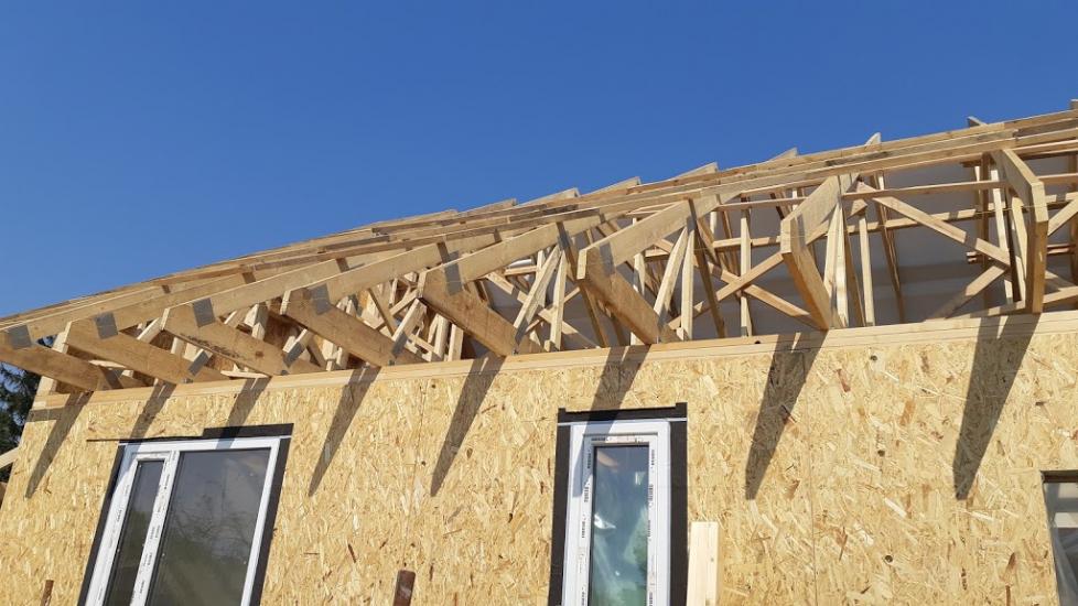 Проект дома Стропильные фермы